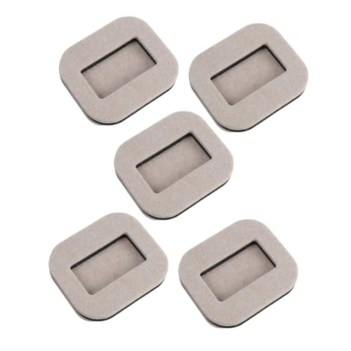 Cabilock 5stücke Filz-möbelrollenteller Anti-rutsch-Pads Für Universalrollen Schützt Böden Vor Kratzern Geräuschreduzierende Pads Einfache Installation Geeignet Für Holz Fliesen Und Teppich von Cabilock