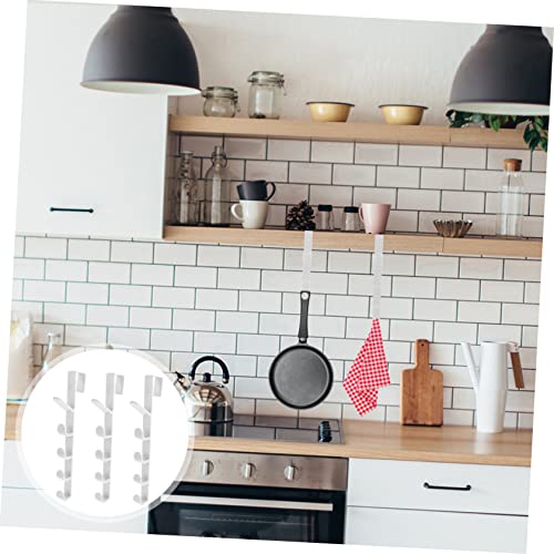 Cabilock 6 Stck Teiliges Over Door Haken aus Robustem Weiße Türhaken mit Hoher Tragkraft Multifunktionale Garderobenleiste für Handtücher Kleidung und Accessoires Platzsparende Cabilock 6 Stck Teiliges Over Door Haken aus Robustem Weiße Türhaken mit Hoher Tragkraft Multifunktionale Garderobenleiste für Handtücher Kleidung und Accessoires Platzsparende von Cabilock