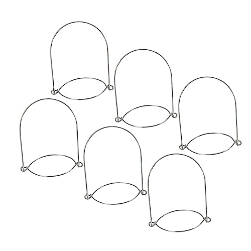 Cabilock 6 Stück Mason Jar Hänger Teiliges Metalltragegriffe für Einmachgläser Geeignet für Hochzeiten Partys Gartenbeleuchtung und Bbq Dekorationen von Cabilock