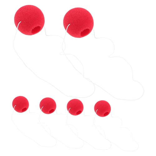Cabilock 6stücke Rote Zirkusclownnase Aus Schwamm Kleine Clownnase Für Cosplay Lustige Requisitennase Wiederverwendbare Clownrequisite Für Partys Und Familienfeiern Cabilock 6stücke Rote Zirkusclownnase Aus Schwamm Kleine Clownnase Für Cosplay Lustige Requisitennase Wiederverwendbare Clownrequisite Für Partys Und Familienfeiern von Cabilock
