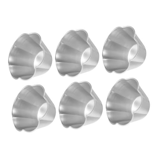 Cabilock 6 Stück Teiliges Aluminiumlegierung Kuchenbackform Muffinförmchen Antihaft Mini Kuchenformen für Pudding und Gebäck Backzubehör Bpa Frei Leicht zu Reinigen Langlebig für Familien Cabilock 6 Stück Teiliges Aluminiumlegierung Kuchenbackform Muffinförmchen Antihaft Mini Kuchenformen für Pudding und Gebäck Backzubehör Bpa Frei Leicht zu Reinigen Langlebig für Familien von Cabilock
