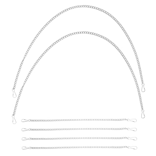 Cabilock 6 Stück Vielseitige Eisenketten für Schilder Poster Banner Robuste Pflanzenaufhänger und Schmuckherstellungs Ketten Dekokette Türschild Hängekette Cabilock 6 Stück Vielseitige Eisenketten für Schilder Poster Banner Robuste Pflanzenaufhänger und Schmuckherstellungs Ketten Dekokette Türschild Hängekette von Cabilock