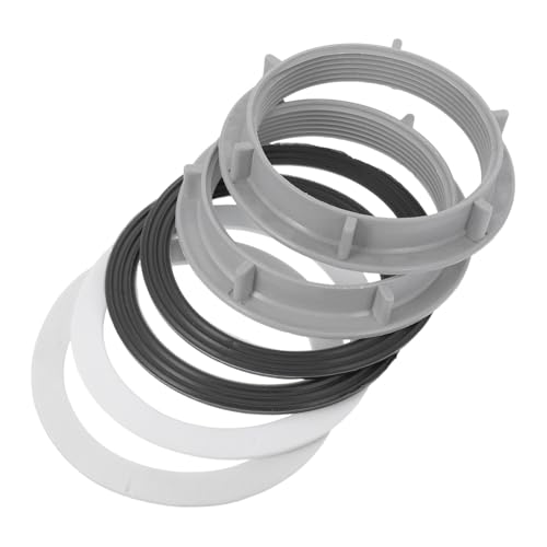 Cabilock 6 Stück Teiliges Dichtungssatz Set für Küchenspülen Abfluss Sieb Dichtung Mutter Gummischeibe Passend Robust Druckbeständig Langlebig von Cabilock