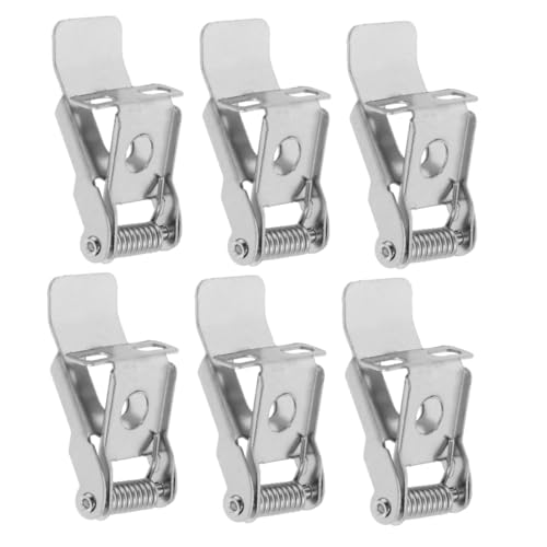 Cabilock 6 Stück Teiliges Federclips für Einbauleuchten Hochfeste Halterung Einfache Installation Sicherer Halt für Deckenleuchten für Renovierungen und Neue Installationen von Cabilock