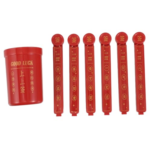 Cabilock 6 Stück Teiliges Food Seal Clips mit Starkem Magnet für Kühlschrank Praktische Beutelverschlussclips zur Frischeerhaltung von Snacks und Lebensmitteln Robustes Kunststoff Design Cabilock 6 Stück Teiliges Food Seal Clips mit Starkem Magnet für Kühlschrank Praktische Beutelverschlussclips zur Frischeerhaltung von Snacks und Lebensmitteln Robustes Kunststoff Design von Cabilock