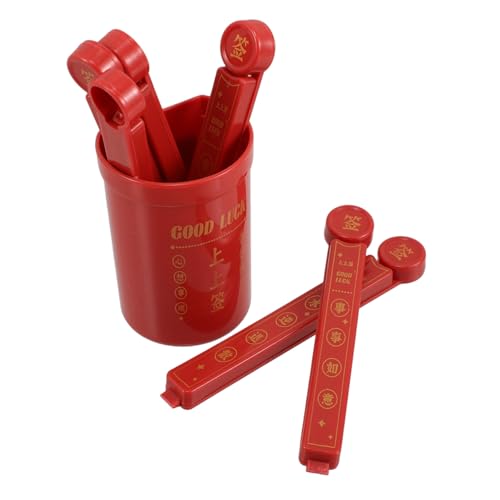 Cabilock 6 Stück Teiliges Food Sealing Clips mit Magnet Vielseitige Beutelverschlussclips für Küche und Snacks Praktische Frischhaltedosen Clips mit Kühlschrank Magnet Einfache Anwendung von Cabilock