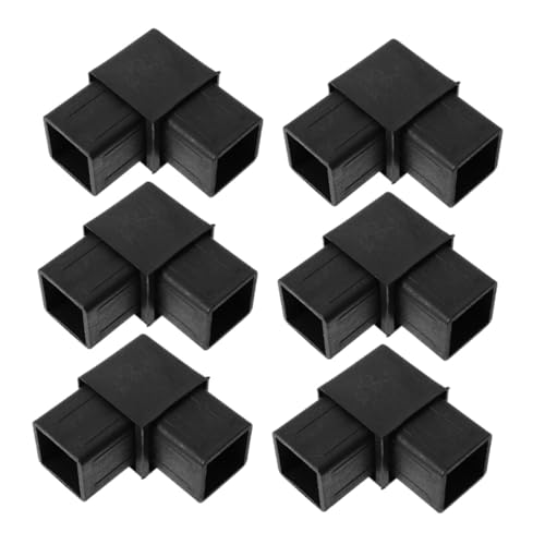 Cabilock 6 Stück Teiliges Kunststoff Winkelverbinder für Quadratische Rohre Präzise Eckverbindung Leichter und Stabiler Rahmenverbinder für Möbel und Ausstellungssysteme von Cabilock