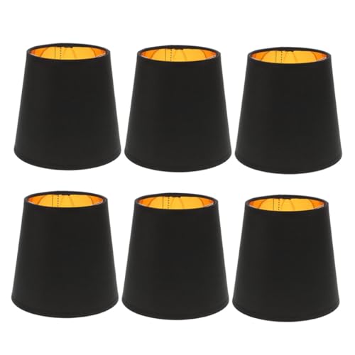 Cabilock 6 Stück Teiliges Metall Lampenschirme Schraubsockel Schwarz Hitzebeständige Pendelleuchte Lampenabdeckung Schutz für Tischlampen und Kronleuchter Modern Minimalistisch Design Cabilock 6 Stück Teiliges Metall Lampenschirme Schraubsockel Schwarz Hitzebeständige Pendelleuchte Lampenabdeckung Schutz für Tischlampen und Kronleuchter Modern Minimalistisch Design von Cabilock