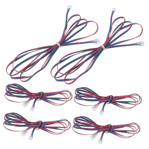 Cabilock 6 Stück Teiliges Motoranschlusskabel Drucker Stabile Verbindung Langlebiges Verlängerungskabel für Schrittmotoren Kompatibel mit Steckern Cabilock 6 Stück Teiliges Motoranschlusskabel Drucker Stabile Verbindung Langlebiges Verlängerungskabel für Schrittmotoren Kompatibel mit Steckern von Cabilock