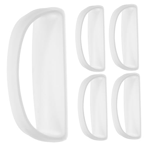 Cabilock 6 Stück Teiliges Selbstklebendes Türgriff Bohrfreie Installation für Schränke und Glasschiebetüren Ergonomisches Design Weiß aus Hochwertigem Material Cabilock 6 Stück Teiliges Selbstklebendes Türgriff Bohrfreie Installation für Schränke und Glasschiebetüren Ergonomisches Design Weiß aus Hochwertigem Material von Cabilock