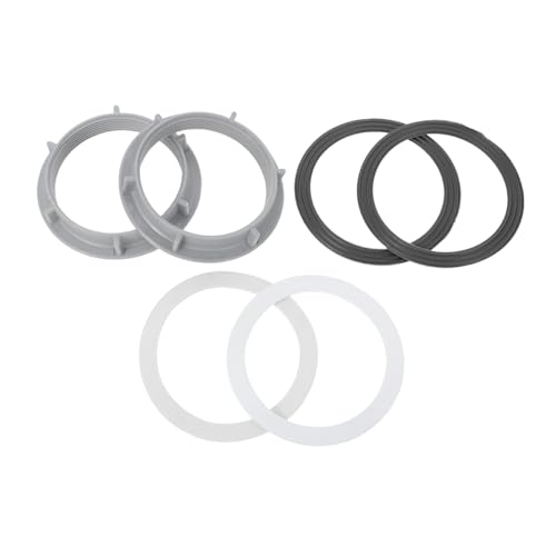 Cabilock 6 Stück Teiliges Set Dichtungsringe für Küchenspüle Gummidichtungsset für Abfluss und Strainer Einfache Installation für Küchenspülen Geeignet von Cabilock