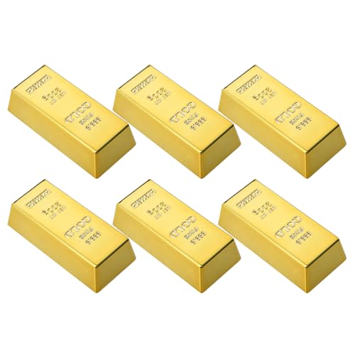 Cabilock 6 Stücke Plastik Kinder Lustige Kühlschrankmagnete Chinesische Feng Shui Reichtum Goldmünzen Kühlschrank Aufkleber Sticker Gold Ziegel für Deko Objekt Büro Wohnzimmer Tischdeko Cabilock 6 Stücke Plastik Kinder Lustige Kühlschrankmagnete Chinesische Feng Shui Reichtum Goldmünzen Kühlschrank Aufkleber Sticker Gold Ziegel für Deko Objekt Büro Wohnzimmer Tischdeko von Cabilock