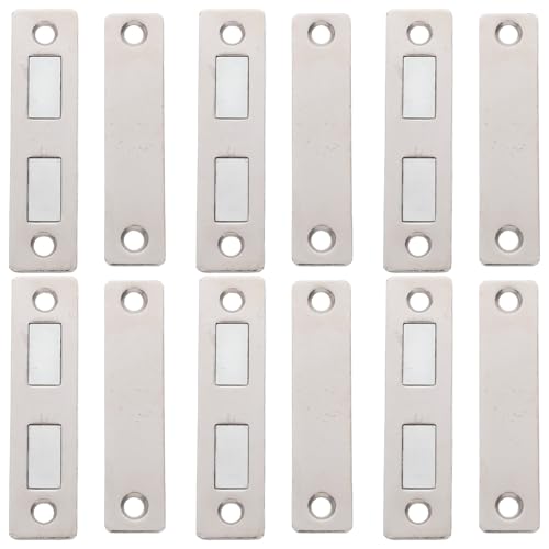 Cabilock 6er-Set Magnetische Türhalter aus Edelstahl – Mechanischer Türstopper und Möbelfang für Küche, Schrank und Schublade von Cabilock