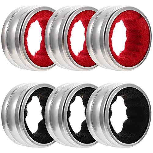 Cabilock 6st Tropf Ring Flaschenhalsring Halsfänger Für Weinflaschen Weinflasche Ring. Tropfstopper-Kragen Rotweinflaschen Weintropfring Flaschentropfen Belüfter Rostfreier Stahl Metall Cabilock 6st Tropf Ring Flaschenhalsring Halsfänger Für Weinflaschen Weinflasche Ring. Tropfstopper-Kragen Rotweinflaschen Weintropfring Flaschentropfen Belüfter Rostfreier Stahl Metall von Cabilock