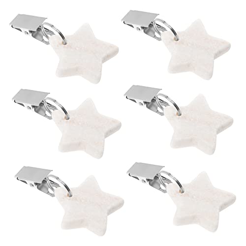 Cabilock 6stücke Teiliges Tischdecken Gewichte Und Marmor Für Garten Picknick Und Hochzeiten Stabilisierung Von Tischdecken Mit Clips Stern-design Cabilock 6stücke Teiliges Tischdecken Gewichte Und Marmor Für Garten Picknick Und Hochzeiten Stabilisierung Von Tischdecken Mit Clips Stern-design von Cabilock