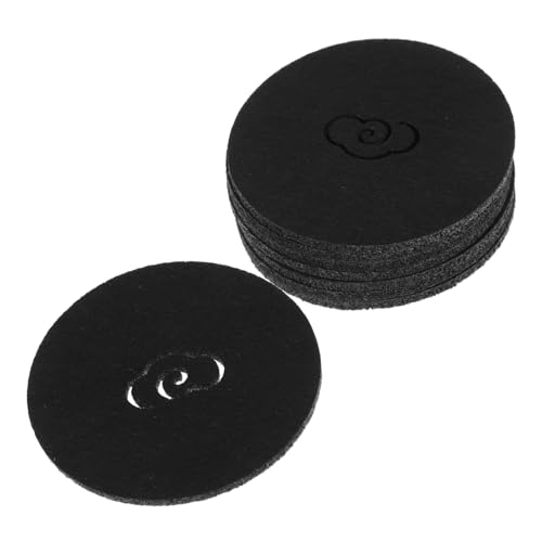 Cabilock 8 STK Tassenunterlage Trinkpad Löffelablage Kaffeetassenmatte Tisch Tasse Matte Untersetzer Tee Set Wasser Aufnehmen von Cabilock