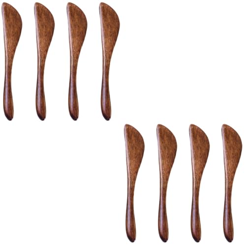 Cabilock 8 Stk Phoebe Marmeladenmesser käse easy putz broteinschneidemesser vykrajovátka na chleb Käsemesser Gelee-Butter-Spatel Küche Erdnussbutter Brotmesser aus Holz Butterstreuer von Cabilock