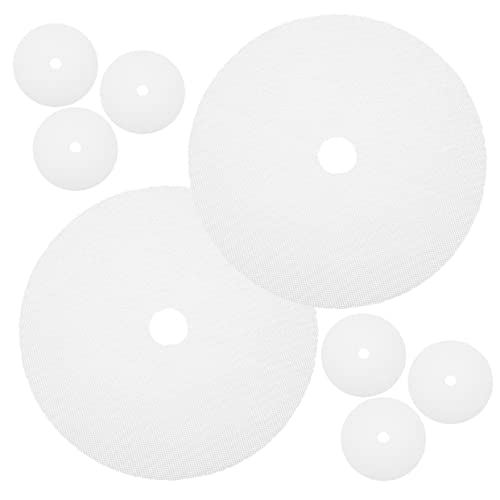 Cabilock 8 Stück Blätter Silikon Trockenpad Wiederverwendbare Einlagen Dörrnetz Gemüse Ersatztrocknerabdeckung Obst Nicht Atmungsaktive Einsätze Runde Tabletts Matten Pads von Cabilock