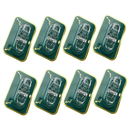 Cabilock 8 Stück Kabelclips Selbstklebende Kabelorganizer für Tisch und Wand zur Kabelführung und Aufbewahrung von und Ladekabeln Modernem Dunkelgrün von Cabilock