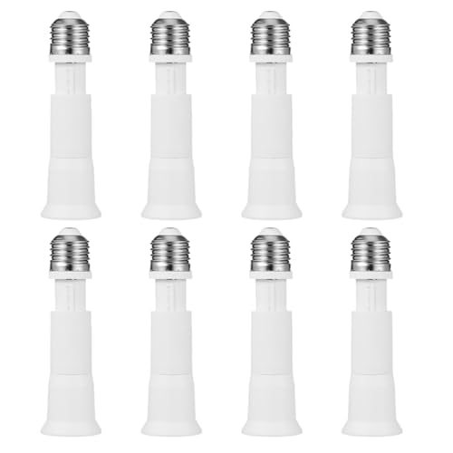 Cabilock 8 Stück Lampenfassung Adapter Verstellbare Licht Socket Extender für Wohnräume und Flexibler Lampenhalter für Glühbirnen Einfache Installation und Vielseitige Anwendung Cabilock 8 Stück Lampenfassung Adapter Verstellbare Licht Socket Extender für Wohnräume und Flexibler Lampenhalter für Glühbirnen Einfache Installation und Vielseitige Anwendung von Cabilock