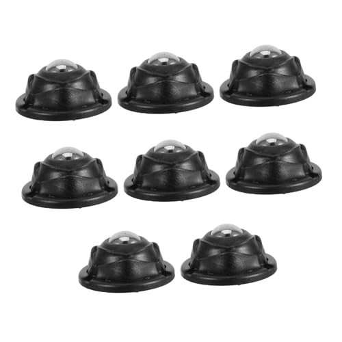 Cabilock 8 Stück Schwerlast Lenkrollen mit Bremse Roséförmige Möbelrollen Selbstklebende Dicke Oberfläche für Stabile Positionierung Kratzfreie Montage für Möbel und Geräte von Cabilock