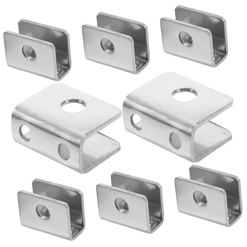 Cabilock 8 Stück Teiliges Edelstahl Glasbodenträger Klemmhalter für Glasregale Rostfrei Stabile Halterung Einfache Montage Geeignet für Kleine Glasstärken für Bücherregale und Schränke Cabilock 8 Stück Teiliges Edelstahl Glasbodenträger Klemmhalter für Glasregale Rostfrei Stabile Halterung Einfache Montage Geeignet für Kleine Glasstärken für Bücherregale und Schränke von Cabilock