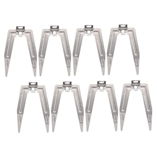 Cabilock 8 Stück Teiliges Edelstahl Rotierende Hähnchen Grillgabel Hochtemperaturbeständig Für Heißluftfritteusen und Backöfen Stabile Fleisch und Fischgabeln zum Grillen und Braten von Cabilock