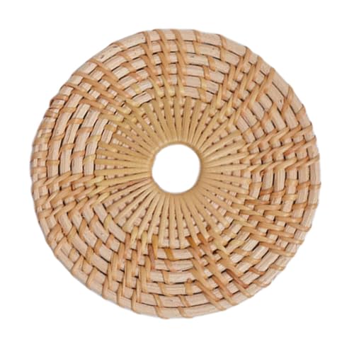 Cabilock 8 Stück Teiliges Handgefertigte Blütenform Rattan Untersetzer Hitzebeständig Multifunktional als Topf und Tassenpads Geeignet für Zuhause Umweltfreundlich von Cabilock