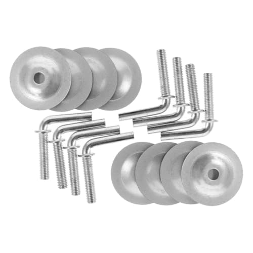 Cabilock 8 Stück Teiliges Lüfterboden Schrauben Robuste Eisenmontage für Stand und Fußventilatoren Ersatzteile für Stabile und Sichere Lüfterbasis von Cabilock
