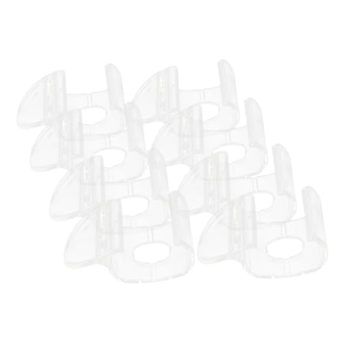 Cabilock 8 Stück Teiliges Schnurlose Fensterrollo Griffe Transparente Vorhang Zuggriffe für Einfache Montage und Langlebige Anwendung Ihrem Zuhause von Cabilock