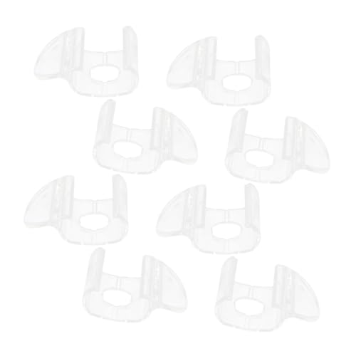 Cabilock 8 Stück Teiliges Transparente Schnurlose Fensterrollo Griffe Kompatibel mit Rollos Einfache Montage Präzise Bedienung Unauffälliges Design für Stilvolle Innenraumdekoration von Cabilock