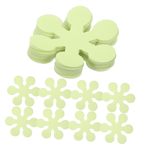 Cabilock 80 STK Fluoreszierender Anti-rutsch-Streifen Dusch-Klebestreifen Reflektierende Anti-rutsch Fluoreszierende Treppenbänder Aufkleber Schneeflocke Selbstklebender Streifen Peva-Gummi von Cabilock
