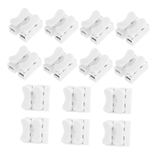 Cabilock 80 Stück Teiliges Pressklemmen LED deckenleuchten und Strip lampen Werkzeugfreie Schnellverbinder Kabelanschlussklemmen aus Langlebigem Pp material Platzsparend und Installieren von Cabilock