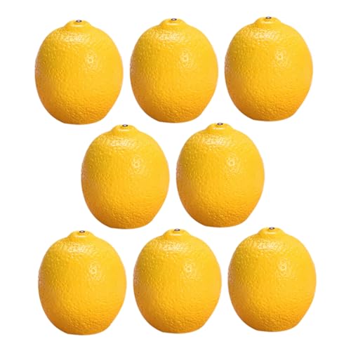 Cabilock 8stücke Künstliche Mini Zitronen Realistische Faux Obst Dekoration Miniatur Modell Für Tisch Puppenhaus Schaufenster Arrangement Cabilock 8stücke Künstliche Mini Zitronen Realistische Faux Obst Dekoration Miniatur Modell Für Tisch Puppenhaus Schaufenster Arrangement von Cabilock