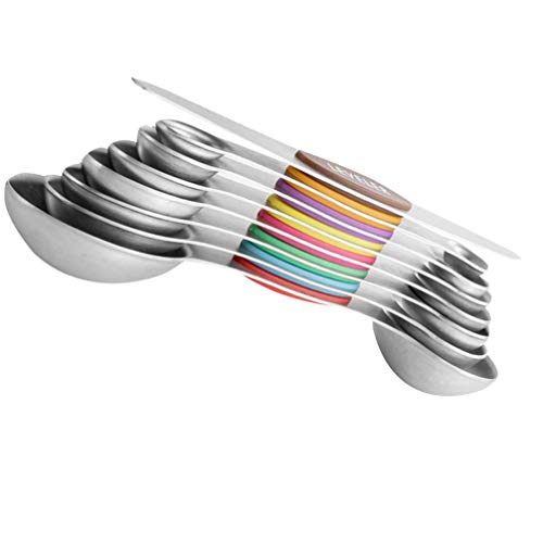 Cabilock 8st Magnetische Messlöffel Zweiköpfige Backwerkzeuge Genauer Esslöffel Zum Messen Messung Küchenlöffel Esslöffel Messlöffel Teelöffel Metalllöffel Rostfreier Stahl Kaffeelöffel Cabilock 8st Magnetische Messlöffel Zweiköpfige Backwerkzeuge Genauer Esslöffel Zum Messen Messung Küchenlöffel Esslöffel Messlöffel Teelöffel Metalllöffel Rostfreier Stahl Kaffeelöffel von Cabilock