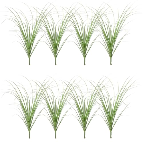 Cabilock 8stücke Künstliche Pflanzen Faux Gras Deko Für Zuhause Und Garten Hohe Grüne Stängel Pflegeleicht Für Hochzeiten Büros Und Festliche Anlässe von Cabilock