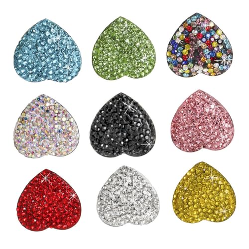Cabilock 9 Stück Teiliges Herz Kristall Strass Kühlschrankmagnet für Kühlschrank Dekoration und Notizen Wiederverwendbar Geeignet für Küche Büro Restaurant und Zuhause Cabilock 9 Stück Teiliges Herz Kristall Strass Kühlschrankmagnet für Kühlschrank Dekoration und Notizen Wiederverwendbar Geeignet für Küche Büro Restaurant und Zuhause von Cabilock