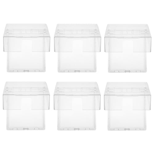 Abdeckung Steckdose Wandschalter Sockel Gesichtsplatte: 6 Stücke Wasserdichte 86 Sockelbox Flip Sockelabdeckung Transparent Sockel Panel von Cabilock