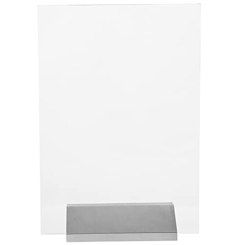 Cabilock Acryl Tischaufsteller mit Breiter Basis Vertikaler Schilderhalter für Restaurant Büro und Veranstaltungen für Menüs Fotos und Werbung Format Cabilock Acryl Tischaufsteller mit Breiter Basis Vertikaler Schilderhalter für Restaurant Büro und Veranstaltungen für Menüs Fotos und Werbung Format von Cabilock