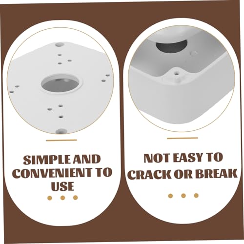 Cabilock Aluminiumlegierung Halbkugelförmige Kamera-halterung Wasserdichte Anschlussdose mit Verstellbarem Halter Kabelverdeckung für Kleine Dome-kameras Deckenmontage Weiß Cabilock Aluminiumlegierung Halbkugelförmige Kamera-halterung Wasserdichte Anschlussdose mit Verstellbarem Halter Kabelverdeckung für Kleine Dome-kameras Deckenmontage Weiß von Cabilock