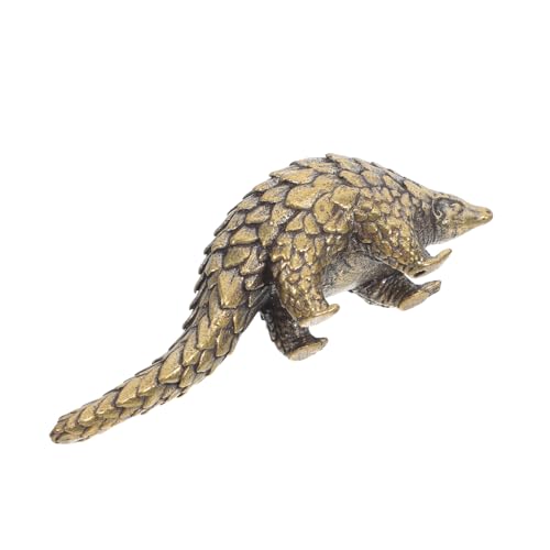 Cabilock Antike Messing Pangolin Skulptur Vintage Oxidiertes Sammlerobjekt Kreative Tierfigur für Bücherregal und Couchtisch Dekorationsornament Cabilock Antike Messing Pangolin Skulptur Vintage Oxidiertes Sammlerobjekt Kreative Tierfigur für Bücherregal und Couchtisch Dekorationsornament von Cabilock
