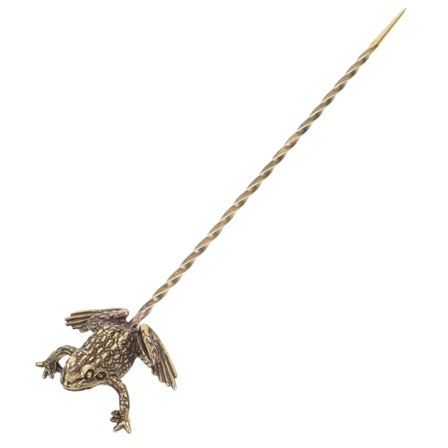 Cabilock Antike Messing tea nadel Vintage design Multifunktional als Haarpin und Chinesisches Teezeremonie werkzeug für Teegefäß reinigung und Tee kultur enthusiasten Cabilock Antike Messing tea nadel Vintage design Multifunktional als Haarpin und Chinesisches Teezeremonie werkzeug für Teegefäß reinigung und Tee kultur enthusiasten von Cabilock