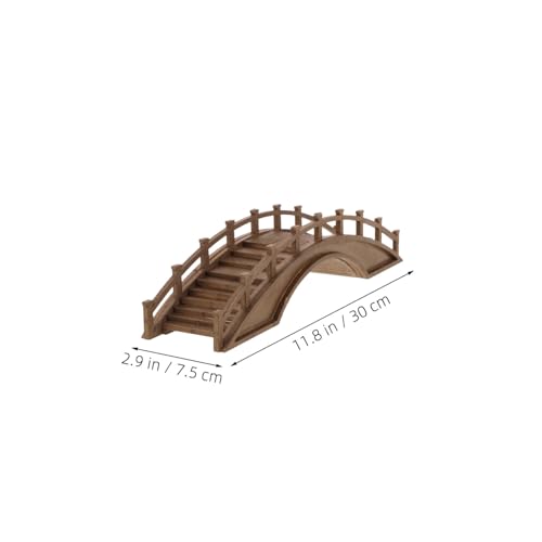 Cabilock Antike Miniatur Holzbrücke Robuste Architektur für Fairy Garden und Bonsai Chinesische Gartenbrücke Figurine Handgefertigte Micro Landscape Dekoration Natürlicher Holz Schmuck Cabilock Antike Miniatur Holzbrücke Robuste Architektur für Fairy Garden und Bonsai Chinesische Gartenbrücke Figurine Handgefertigte Micro Landscape Dekoration Natürlicher Holz Schmuck von Cabilock
