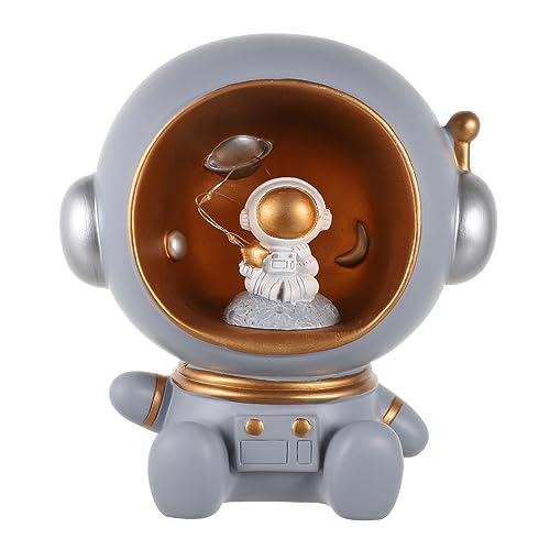 Cabilock Astronaut Spardose mit Nachtlicht Kreative Spardose für Erwachsene Resin Figur im Astronauten Design Stilvolle Dekoration mit Sanftem Licht und Praktischem Cabilock Astronaut Spardose mit Nachtlicht Kreative Spardose für Erwachsene Resin Figur im Astronauten Design Stilvolle Dekoration mit Sanftem Licht und Praktischem von Cabilock