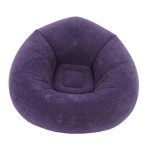 Cabilock Aufblasbarer Loungesessel Leichter Faltbarer Einzelsofa Stuhl Luftpumpe Für Indoor Garten Camping Und Picknick Inklusive von Cabilock