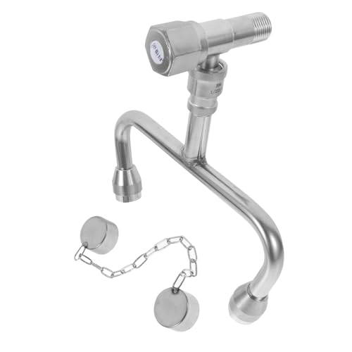 Cabilock Augenspülstation aus Edelstahl Einfach Montierbare Armatur für Waschbecken Schnelle Aktivierung mit Hebel Notfall augenwaschgerät für Kaltes Wasser Praktisch und Langlebig von Cabilock