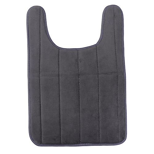 Cabilock 40x60cm Badezimmer Zubehör Closestool Teppich Nicht-dunkelgrau Wc Teppich von Cabilock