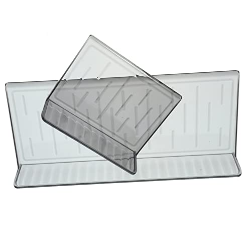 Cabilock Badregal Set Wandregale für Badezimmer Schwebend ohne Bohren für Flaschen und Zahnbürsten Teiliges Set Groß Klein von Cabilock