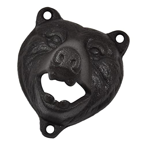 Cabilock Bärenförmiger Wand Flaschenöffner aus Kreativer Flaschenverschlussöffner für Bar und Praktische Party Zubehör für Bierliebhaber Platzsparendes Design von Cabilock