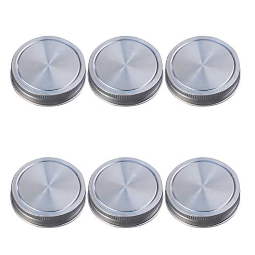 Cabilock Ball Mason Jar Deckel - Wide Mouth Einmachglas, Regelmäßig Mund Und Sichere Wiederverwendbare Dichtung, Edelstahldeckel Mit Silikonringpads, 7-TLG Jar Lids Cabilock Ball Mason Jar Deckel - Wide Mouth Einmachglas, Regelmäßig Mund Und Sichere Wiederverwendbare Dichtung, Edelstahldeckel Mit Silikonringpads, 7-TLG Jar Lids von Cabilock